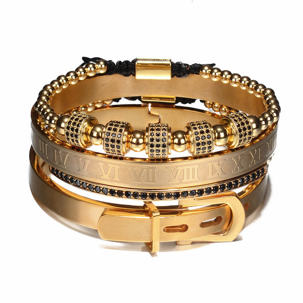 Luxury 4pcs Roman Royal Bracelet – Singulier Watches